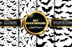Bat Background Digital Papers - 04 Variations Product Image 1