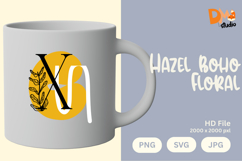 Hazel Boho Floral Monogram Product Image 1