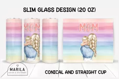 Mother's Day Skinny Tumbler sublimation designs #13 Product Image 1