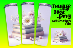 HIGH-QUALITY 20oz Tumbler PNG , Books Product Image 1