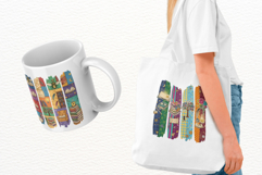 Reading &amp; Bees Brush Stroke Clipart Product Image 3