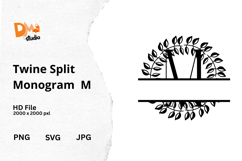 Twine Split Monogram Product Image 1
