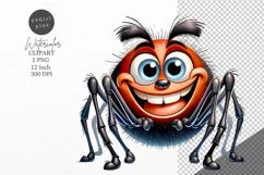 Halloween clipart, Spider clipart, Autumn clipart Product Image 1
