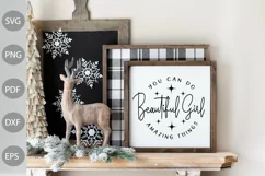 Beautiful Girl - You Can Do Amazing Things - Girl quote SVG Product Image 2