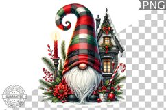 Christmas Gnome Sublimation - Clipart PNG Bundle Product Image 11