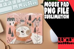 Radiant Desk Pad Sublimation Magic, Christmas Product Image 1