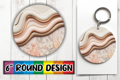 Bright Round Coasters Design PNG, Pattern Product Image 1