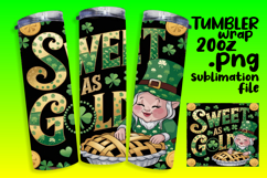 20oz Sublimation Template for Creatives , St Patrick Product Image 1