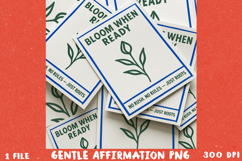 Floral line art: A Gentle Affirmation BUNDLE, Sublimation PN Product Image 17