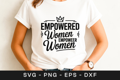 Empowered Women Empower Women Design SVG PNG Product Image 1