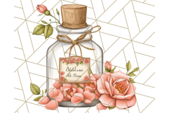 Cottagecore Apothecary PNG Clipart, Rustic Potions &amp; Herbs Product Image 5