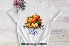 Happy fall y&#039;all svg Product Image 4