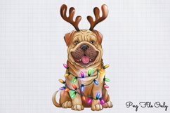 Christmas Dog Clipart PNG Product Image 1