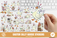 Easter Silly Goose Stickers Product Image 1