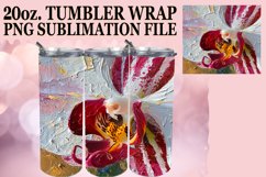 Oil Paint Patterned Tumbler Wrap - Sublimation Art Product Image 1