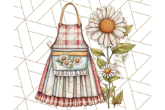 Cottagecore Kitchen Mixer, Apron PNG Clipart, Retro Floral Product Image 5