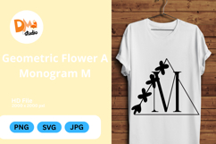 Geometric Flower Monogram Product Image 1