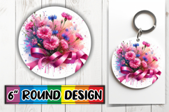 Joyful Circle Designs Sublimation PNG, Flowers Product Image 1