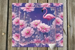 Flamingo | 14 straight skinny tumbler Sublimation designs Product Image 13