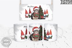 Merry Christmas Mug Wrap - Christmas Mug Sublimation Product Image 1