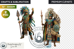 Aztec Deities Pantheon Cliparts | Ancient Mythology gods PNG Product Image 1
