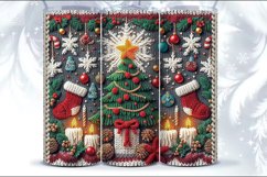 4 Christmas Seamless Tumbler Wrap 20 oz Product Image 2