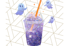 Halloween Drink Clipart PNG, Spooky Cute Beverage Art Product Image 5