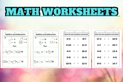 Editable Subtraction and addition Math template 10 Product Image 3