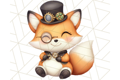 Vintage Steampunk Forest Animal PNG Clipart for Sublimation Product Image 5