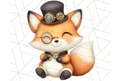 Vintage Steampunk Forest Animal PNG Clipart for Sublimation Product Image 5