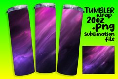 Sublimation Tumbler Wrap with Bold Gradient Designs 20oz Product Image 1