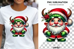 Gnome for Christmas PNG | Merry Christmas Transparent Design Product Image 1