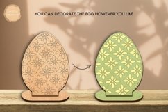 Easter Coloring Eggs Bundle | Laser Cut | Glowrforge Product Image 4