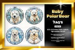 Baby Polar Bear Wind Spinner Sublimation - 04 Variations Product Image 1