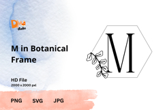 Botanical Frame Monogram Product Image 1