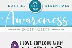 Lupus svg - a lupus awareness svg with arrows and ribbon Product Image 6