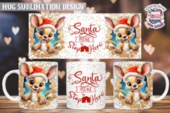 Christmas Mug Wrap Sublimation Funny Quote 3D Wall Animal Product Image 1