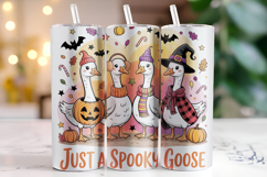 Just a Spooky Goose Tumbler Wrap | Sublimation | Tumblers Product Image 1