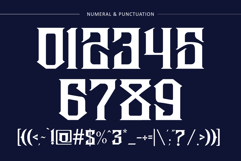 Blackletter Logo Serif - Metal Mesar Product Image 12