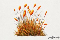 Watercolor Grass Borders Clipart PNG Product Image 1