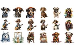 Watercolor Dogs Clipart Bundle Product Image 9