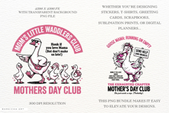 Mothers Day Funny Goose PNG Sublimation Product Image 2