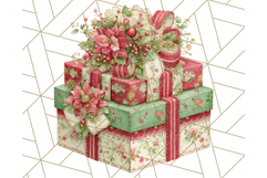 Christmas Clipart, Crafter’s Christmas Paper and Fabric Art Product Image 5