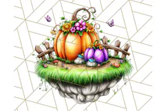 Bright Floating Island PNG Clipart for Fantasy Worlds & Maps Product Image 5