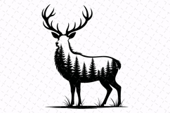 Deer Svg | Forest Svg | Svg Cut File Product Image 1