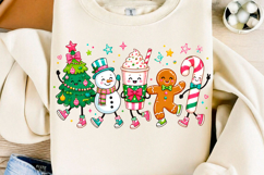 Trending Funny Christmas Friends Shirt Product Image 1