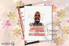 Black Bride Chibi PNG Bridal Shower Sublimation Blonde Chibi Product Image 8