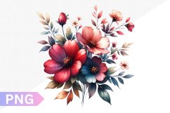 Flowers Sublimation - Clipart PNG Design Product Image 1