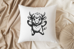 Kawaii Highland Cow SVG Bundle Product Image 7