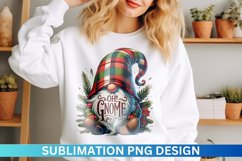 Christmas Gnome Sublimation - Clipart PNG Design Product Image 1